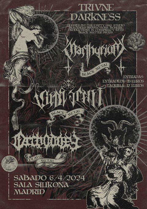 TRIVNE DARKNESS: Marthyrium + Voidescent + Orthodoxy @ Sala Silikona
