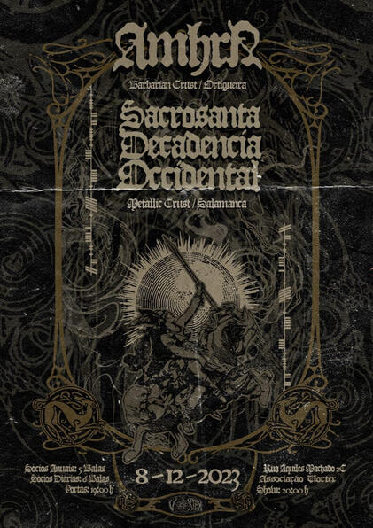 Amhra + Sacrosanta Decadencia Occidental @ Vortex